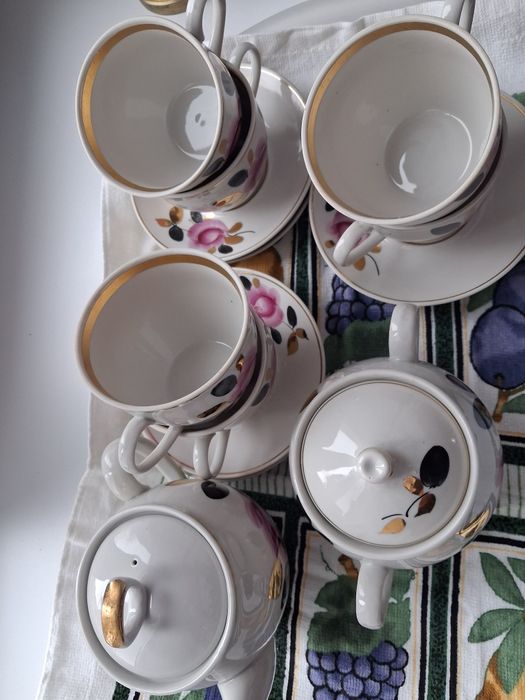 Чайный сервис, фарфоровый СССР