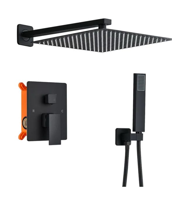 Set de dus incastrat S R Sunrise matte Black