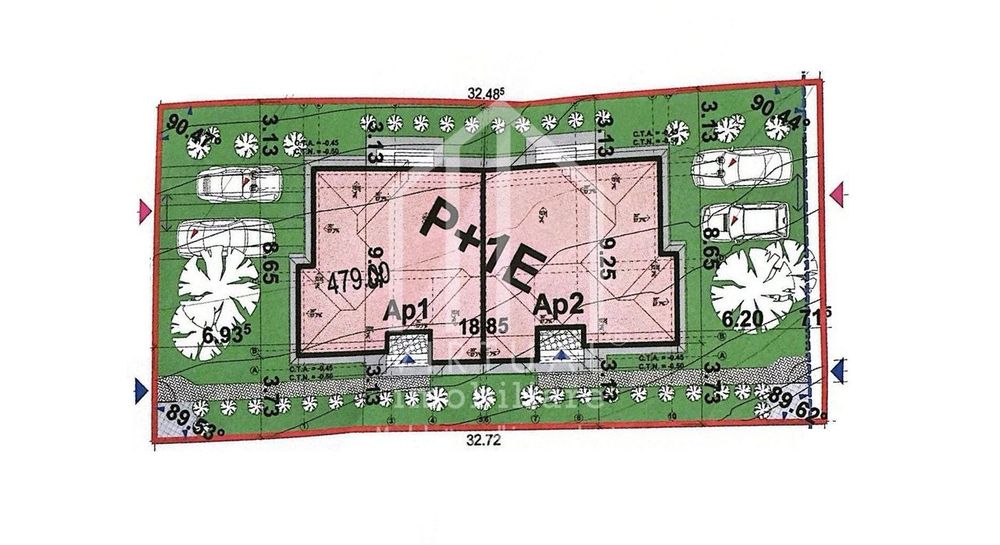 Casa cu 4 camere, 110mp utili,253mp teren, la stadiul de alb, Cisnadie