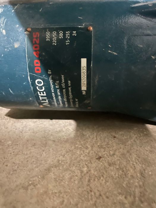 продам алмазное бурение alteco DD4025