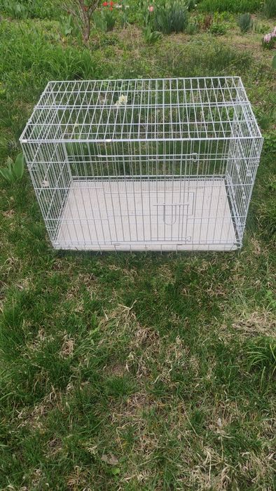 Клетка для собак переносная БУ.