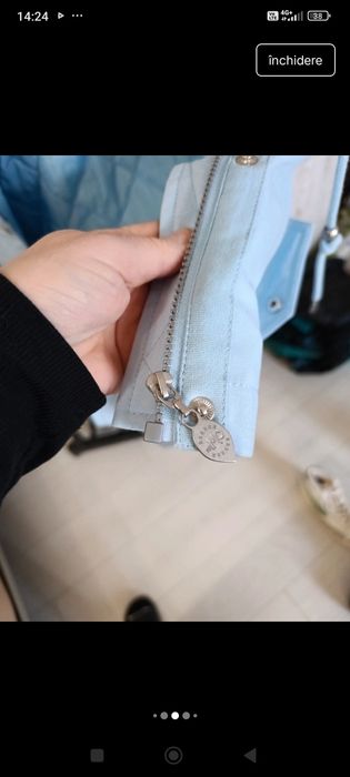 Geacă cu guler detașabil șnur in talie My Mo