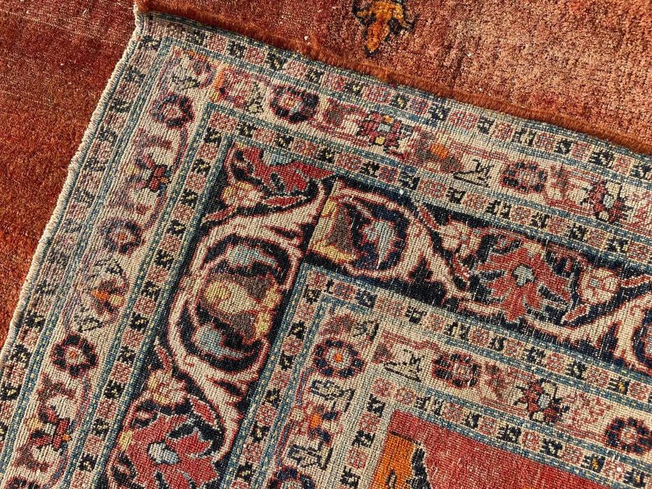 luxos covor vechi rugaciune persan Tabriz Haji Jalili manual iranian