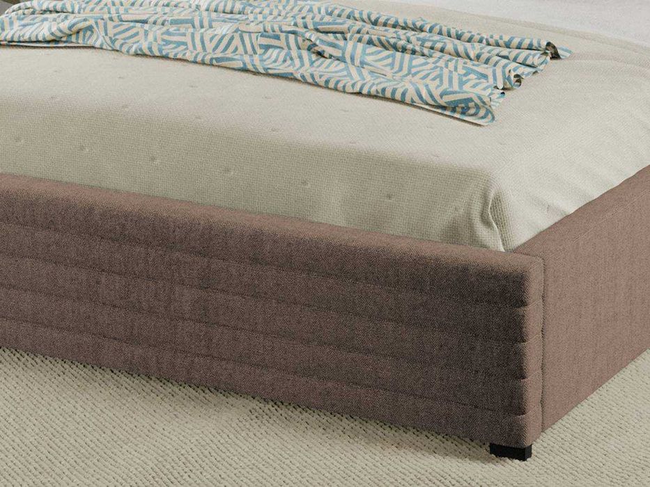 Pat Tapitat Mateo Cappuccino - Velluto 29 saltea de 190 rabatabil+lada