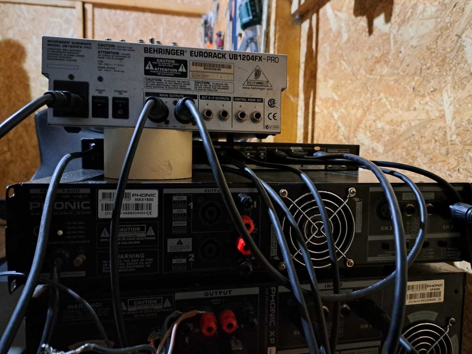 Putere audio Phonic + Boxe 12 inch