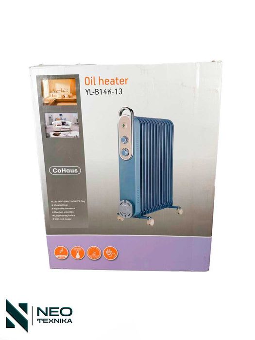 Uy uchun elektr isitish pechlari: yog 'bilan to'ldirilgan radiator