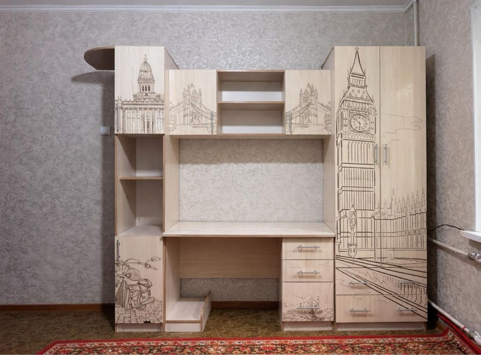 Детский гарнитур, шкаф кровать, стенка