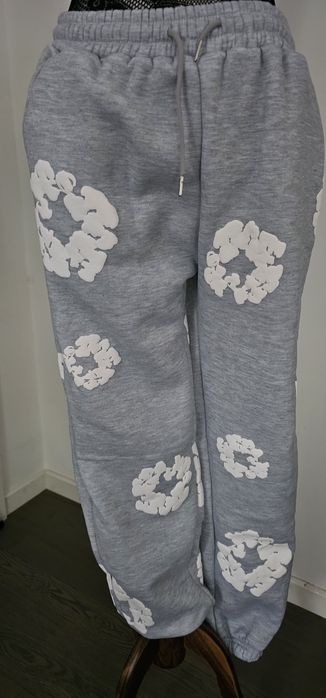 Pantalon lung gri M