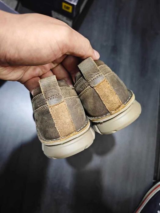 Кожаные туфли, мужские оригинал makasima Caterpillar Flex [39-45]