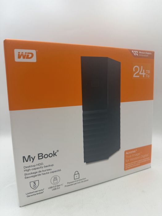 HDD Extern Western Digital My Book 24TB Sigilat Expediem In Toata Tara