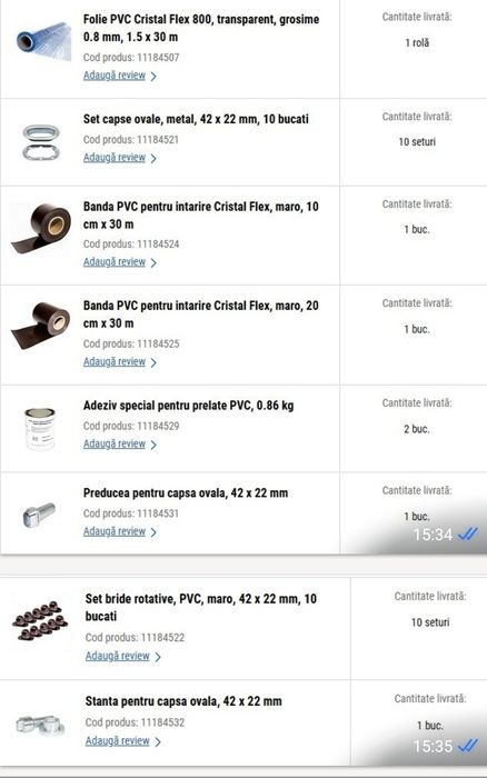Vand kit închis terasa cu folie transparenta