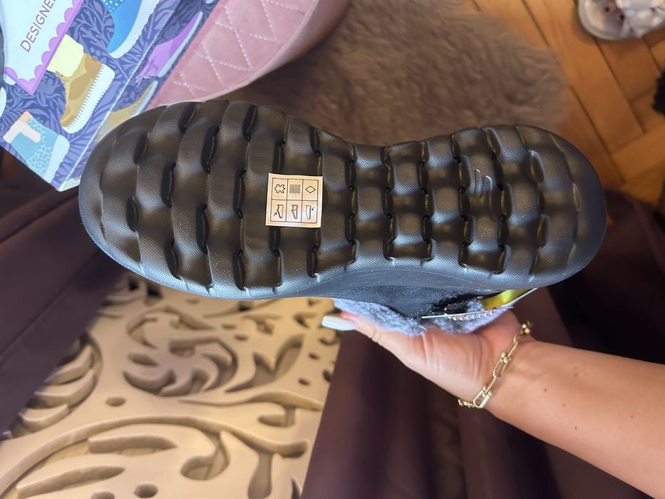 Ghete piele naturala Skechers