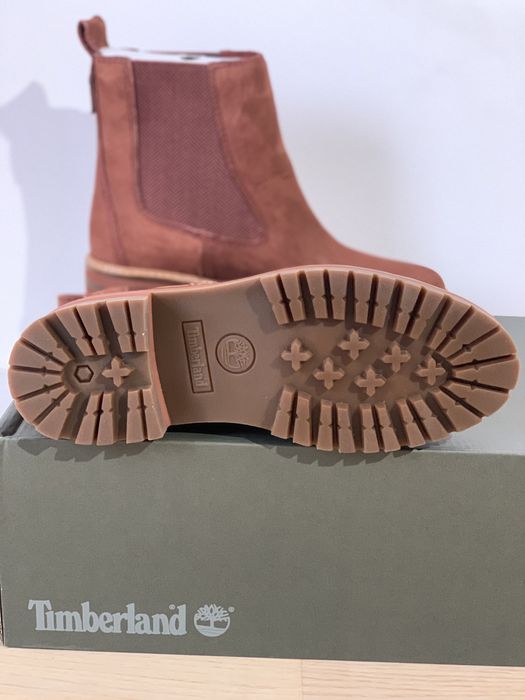 Timberland ghete Courmayeur Valley Chelsea rust nubuck