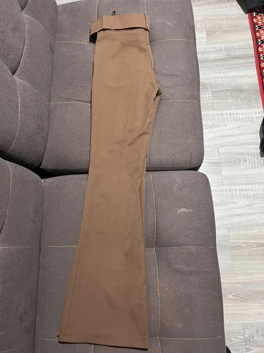 Продам коричневые брюки клёш.