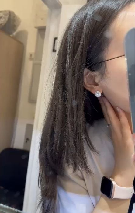 Серьги ПРИРОДНЫЕ бриллиантовые от ЭПЛ ДАЙМОНД