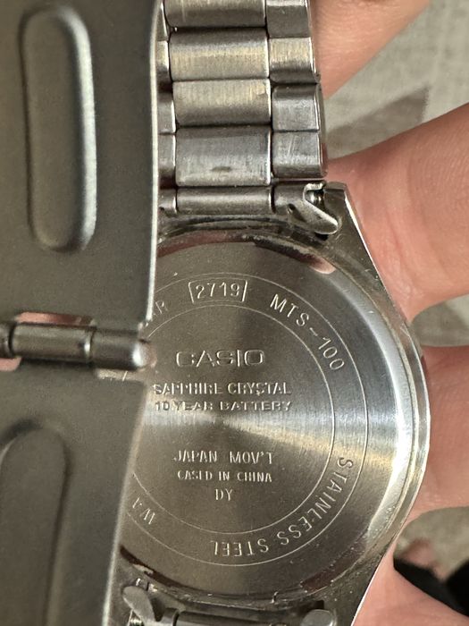 часы casio MTS-100