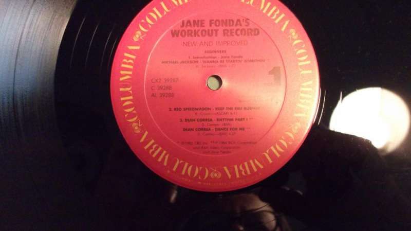 аеробиката на Джейн Фонда двоен албум (плочи)
