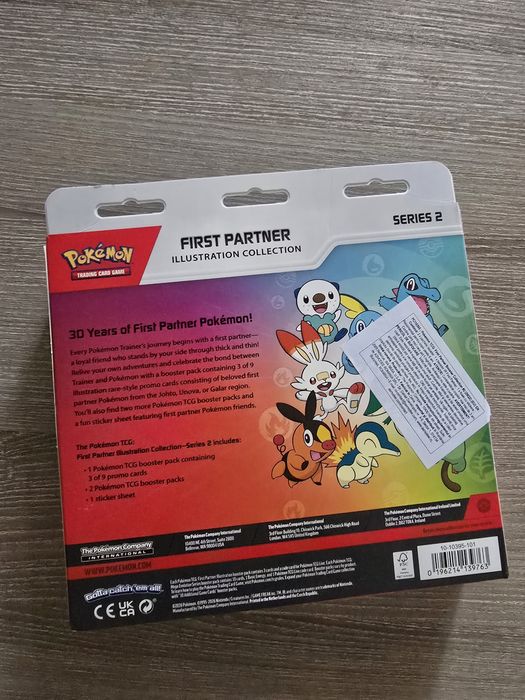 Pokemon first partner original sigilat