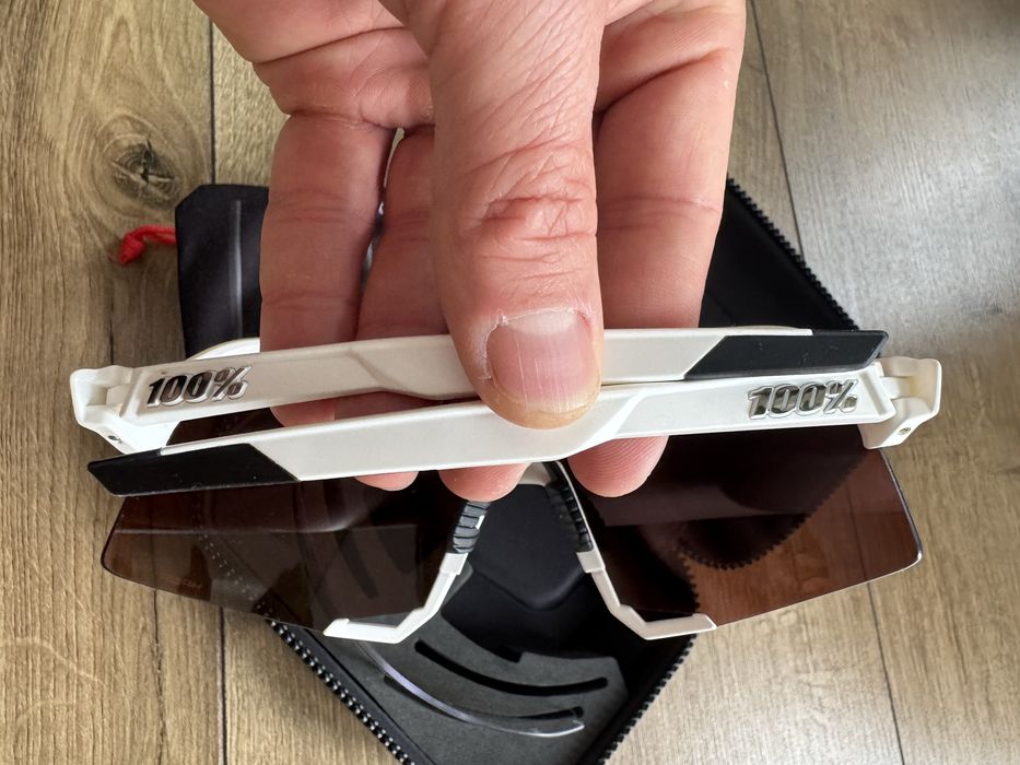 100% S3 Matte White - Hiper Silver Mirror