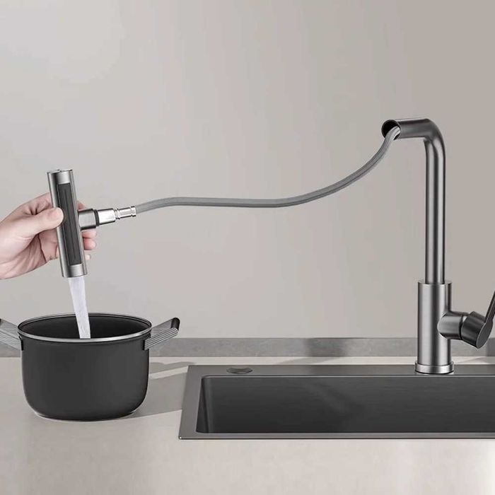 Смесител с 4 режима подходящ за кухня и баня W139