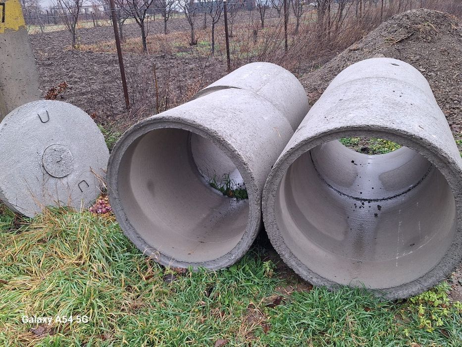 Tuburi de beton din agregate naturale