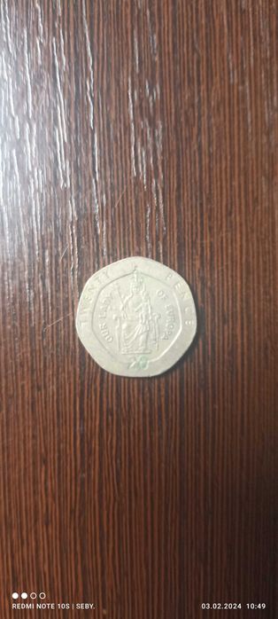 Vând moneda NEW PENCE 2