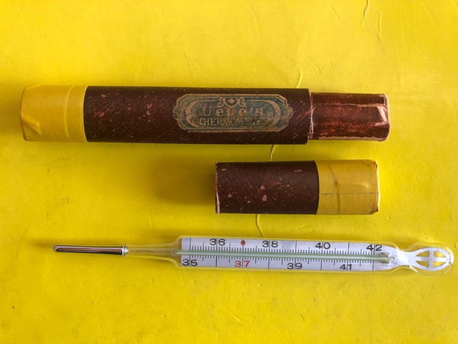 Termometru medical Uebe`s Interbelic