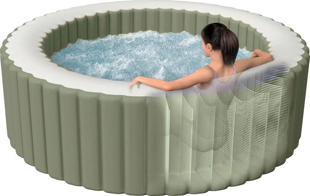 Надуваемо джакузи Pure Spa Intex, 6 места, 1098 литра, трислоен матери