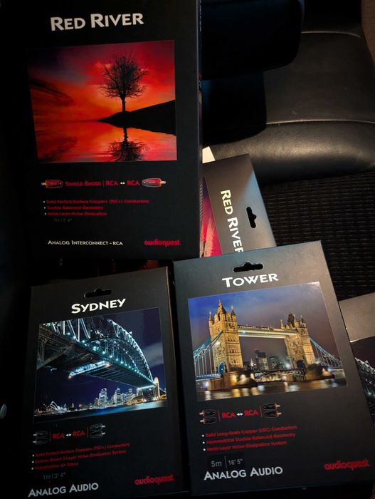 Cabluri RCA Audioquest Sydney & Red River 1m