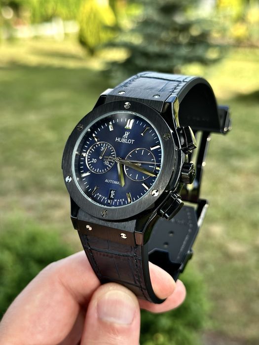 hb classic fusion blue dial 45,mm