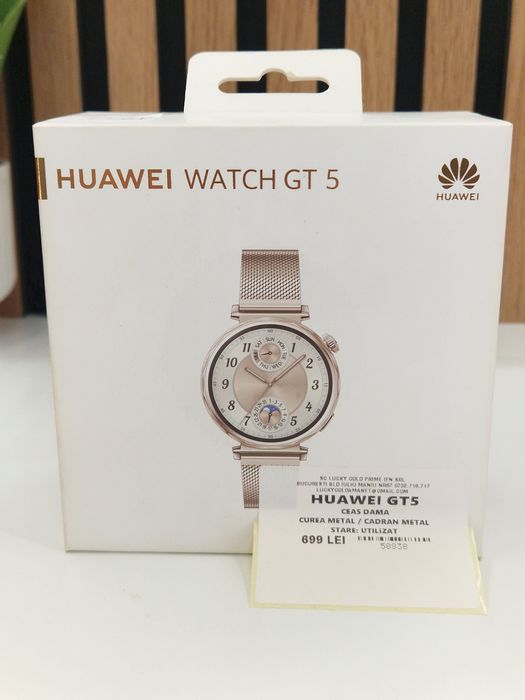 Huawei smartwatch GT 5 Curea metalică Garantie!#58838