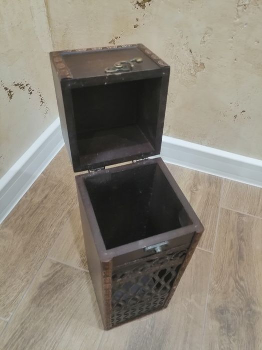 Дървена кутия за бутилка, шише