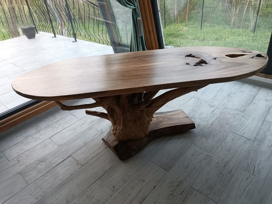 Masă unicat lemn nuc