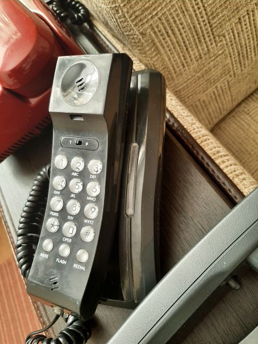 Телефоны стационарные Panasonic (серый, черный)!