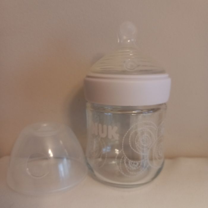 Biberon NUK Nature Sense din sticla, 120 ml