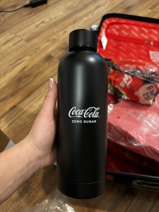 Troler calatorie Coca-Cola cu accesorii