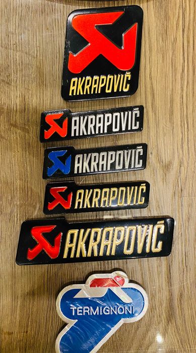 Метален Стикер за Ауспух гърне Yoshimura akrapovic arrow two brothers
