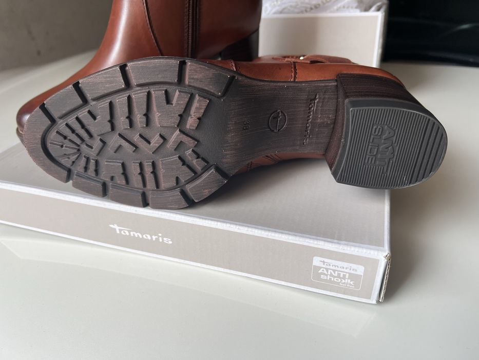 Дамски кожени боти Tamaris