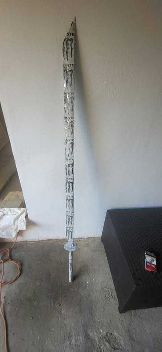 Sabie Unicat Monster Energy (Ultra White) – 150 CM (Handmade)