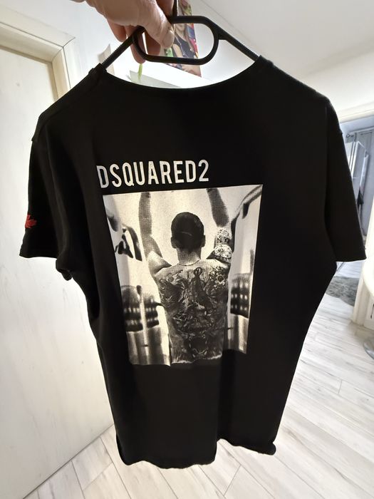 Tricou Dsquared negru marime M