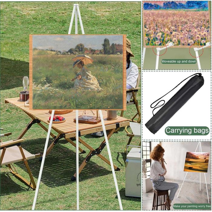 Голям телескопичен статив 169 см за художник сватба плакат изложба