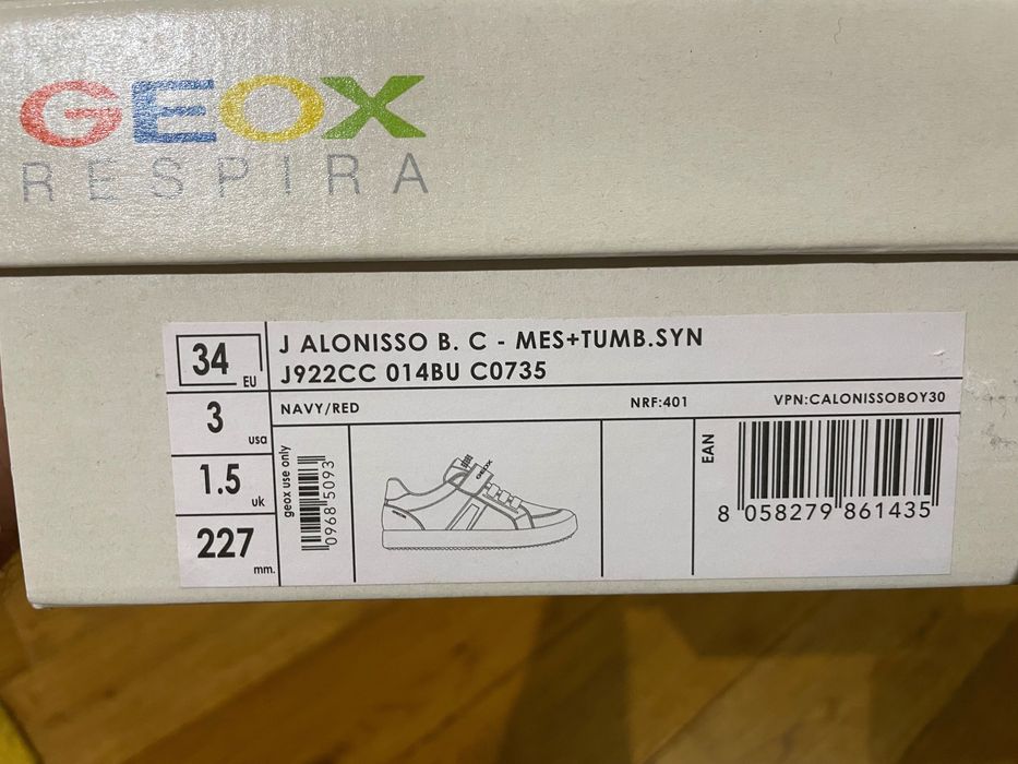 Geox Respira 34 номер