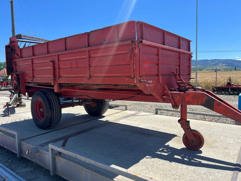 Mig de gunoi / Remorcă împrăștiat gunoi – 3-4 tone, frâna pe ax