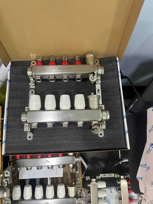 Коллекторы расходомерами теплого пола kollektor suv nasos sirkulatsiya