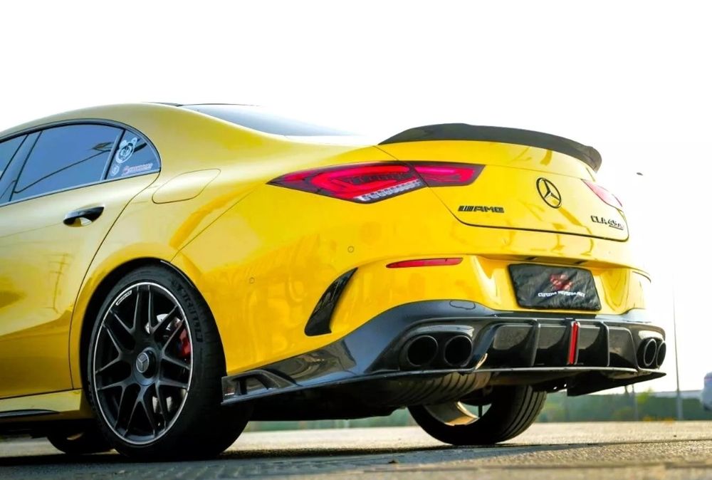 Eleron Lip Spoiler Portbagaj Mercedes CLA W118 2018+  Negru Lucios