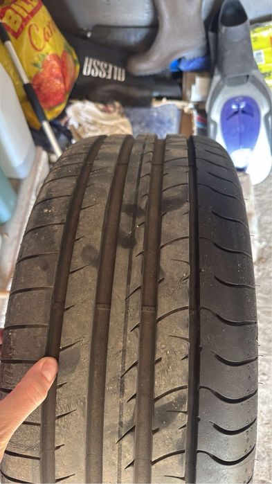 Джанти 4х108 с гуми оригинални от DS5 18 ET27 8J