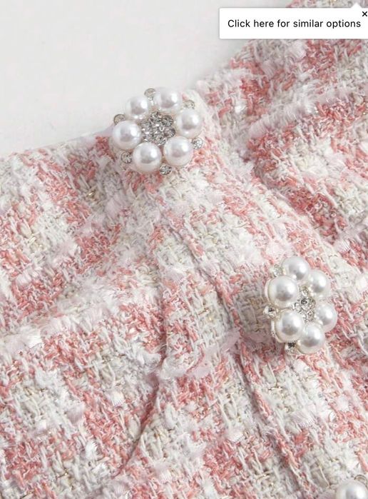 Нов Топ от туид размер XS shein