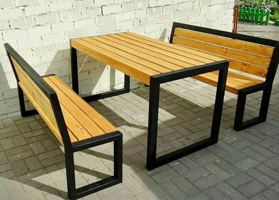 Стол с лавками комплект