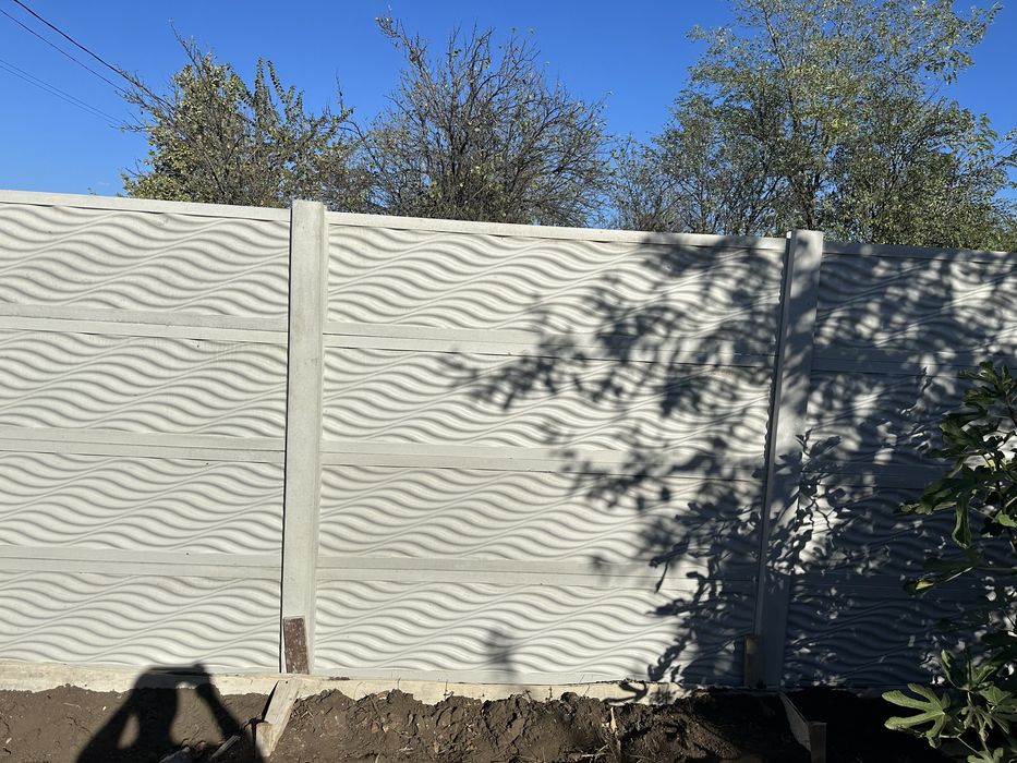Gard placi/Beton armat prefabricat