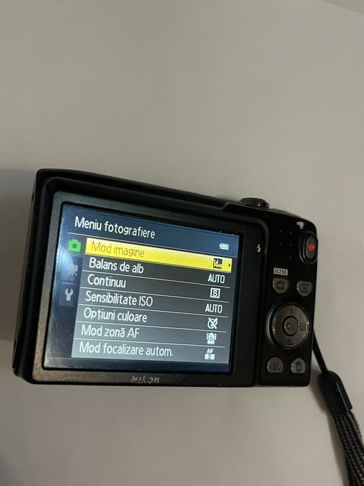 Nikon S3100 5xzoom optic 14mpx afisare data si ora